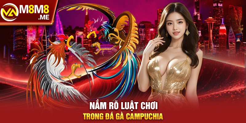 Nắm rõ luật chơi trong đá gà Campuchia